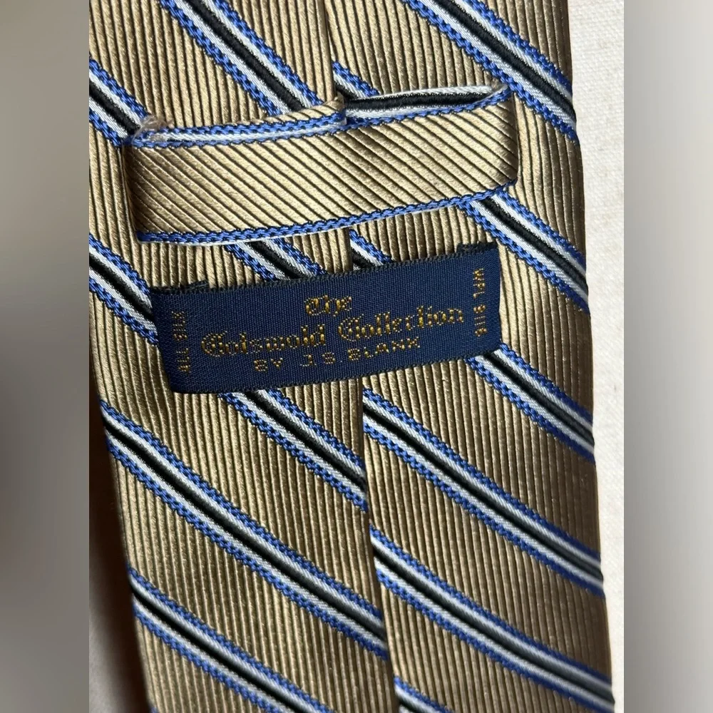 Vintage Goldsmith‎ Collection by J.S. Blank All Silk Striped Necktie